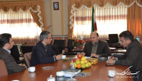 دیدار مدیرکل آموزش فنی وحرفه ای گلستان با فرماندار شهرستان ترکمن
