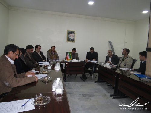 جلسه آشنایی مسئولین ستاد کاندیداهای مجلس با قوانین و مقررات انتخابات در گالیکش
