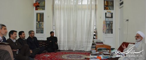 مدیرکل آموزش فنی وحرفه ای گلستان با امام جمعه شهرستان کردکوی دیدار کرد