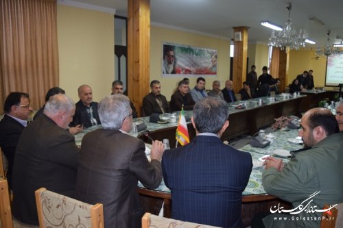 نشست صمیمی استاندار گلستان با کارکنان و دست اندرکاران برگزاری انتخابات کردکوی