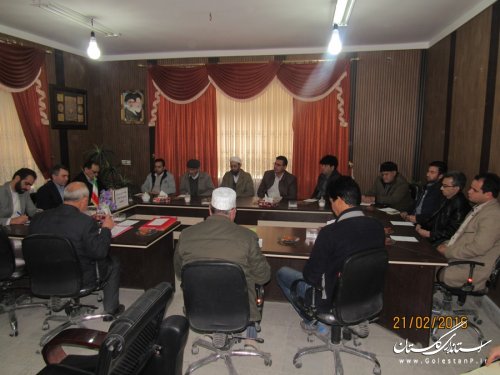 جلسه توجیهی مسئولین ستاد انتخابات کاندیداهای شهرستان گمیشان برگزار شد