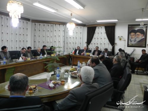 دیدار استاندار گلستان با اعضای ستاد و کمیته های انتخابات شهرستان مینودشت
