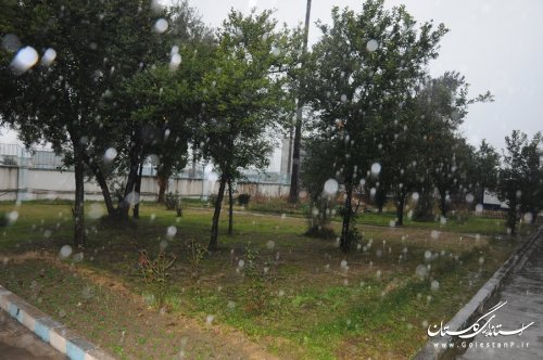 افزایش بارندگی در بهمن ماه سالجاری در گلستان