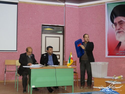 برگزاری دومین جلسه آموزشی ویژه نمایندگان فرماندار در مرکز حوزه انتخابیه رامیان و آزادشهر