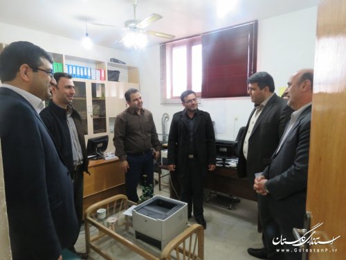 بازدید مدیران استانی و شهرستانی از ستاد انتخابات رامیان
