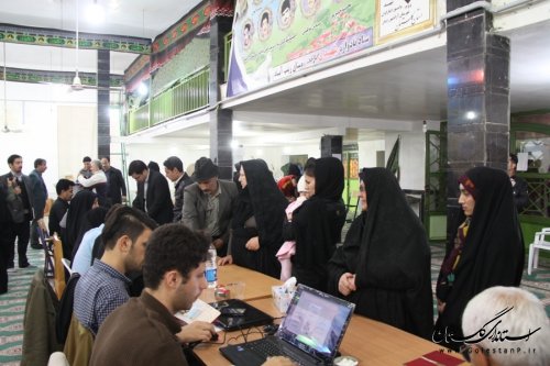 حضور پرشور مردم شهرستان رامیان در پای صندوقهای رای