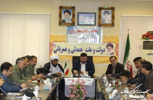 جلسه ستاد پشتیبانی راهیان نور شهرستان آزادشهر برگزار گردید