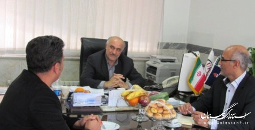 دیدار صمیمانه مدیر شرکت نفت منطقه گلستان با همکاران نواحی گنبد و مینودشت