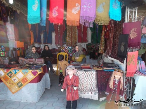 افتتاح نوروزگاه و بازارچه عیدانه در شهرستان ترکمن