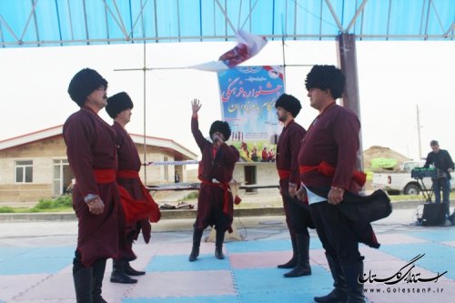 برگزاری جشنواره فرهنگی همگام با مرزداران و جشنواره نوروزگاه در شهرستان مراوه تپه
