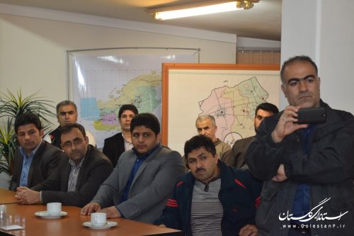 آخرین نشست صمیمی همکاران فرمانداری شهرستان کردکوی در سال 94
