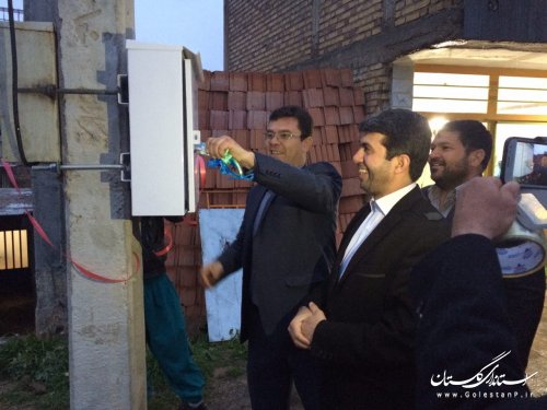 پروژه روشنایی شهر فراغی به بهره برداری رسید