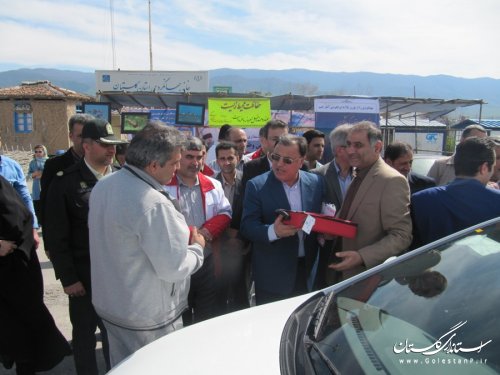 استقبال از مسافرین و گردشگران نوروزی در بندرگز