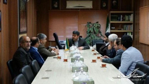 دیدار مدیر کل آب منطقه ای استان با فرماندار رامیان