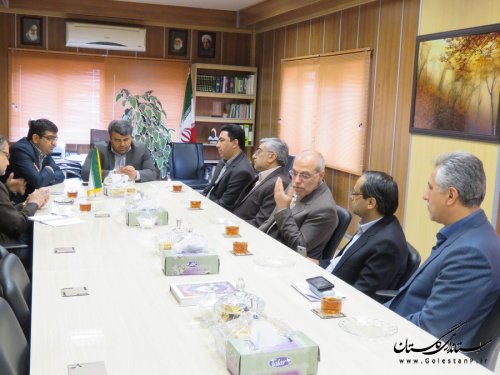 دیدار مدیر عامل شرکت مخابرات استان با فرماندار رامیان