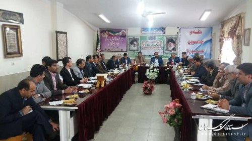 اولین جلسه شورای آموزش وپرورش شهرستان علی آبادکتول برگزارشد