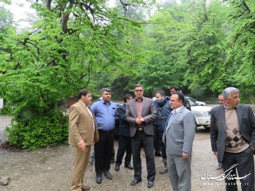 بازدید فرماندار رامیان از پارک جنگلی شیرآباد