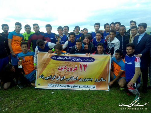 فینال فوتبال جام دهیاریهای روستاهای شرق استان در کلاله به پایان رسید