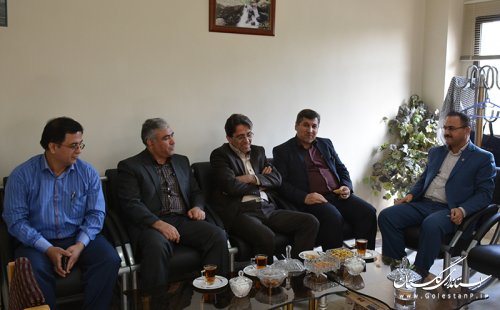 دیدار مدیر درمان استان با رئیس شعبه تامین اجتماعی کردکوی