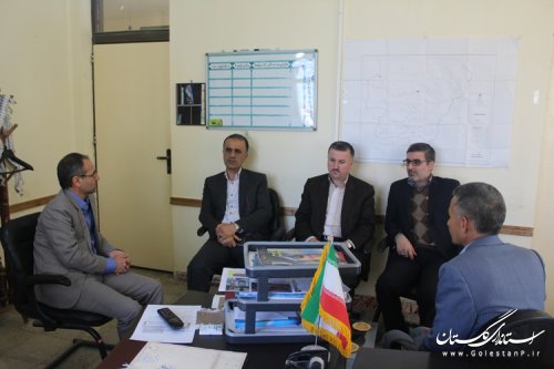 دیدار و نشست سرپرست بانک ملی استان گلستان با معاون فرماندار مراوه تپه