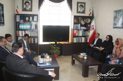 دیدار معاون استاندار با نماینده کمیساریای عالی سازمان ملل(امور پناهندگان) در ایران
