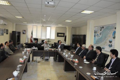 دیدار مدیر عامل آب منطقه ای گلستان با مدیران دستگاه های اجرایی و نظارتی استان