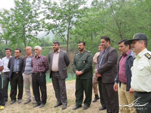 حمل مشعل اولین دوره  المپیاد  ورزشی استان گلستان در شهرستان رامیان برگزار شد.