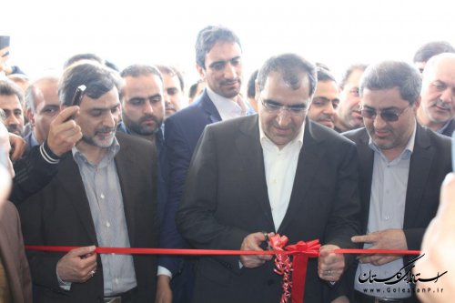 وزير بهداشت و درمان بيمارستان شهرستان مينودشت را افتتاح كرد