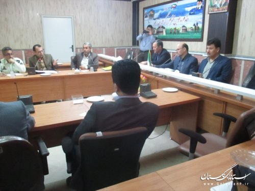 اولین جلسه ستاد ساماندهی امور جوانان شهرستان ترکمن در سال 95 برگزار شد