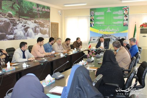 برگزاری جلسه داخلی همکاران فرمانداری شهرستان آزادشهر