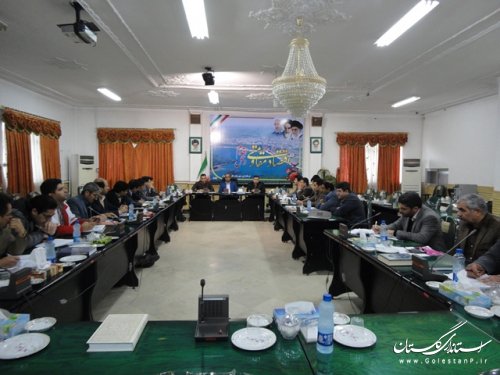 اولین جلسه شورای برنامه ریزی شهرستان علی آباد کتول برگزارشد 