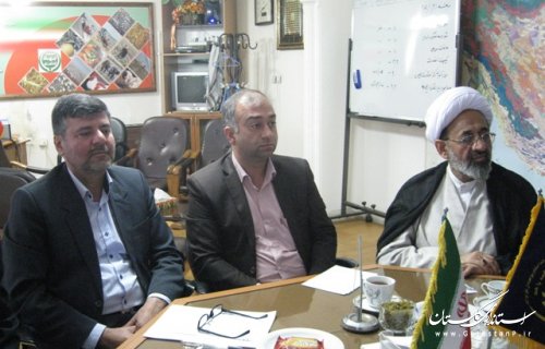 جلسه شورای هماهنگی سازمان با حضور نماینده ی منتخب مردم رامیان و آزادشهر در مجلس 