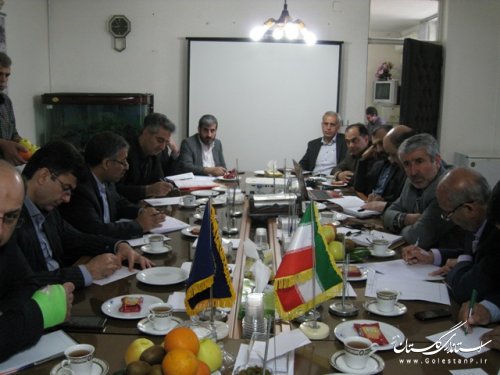 جلسه شورای هماهنگی سازمان با حضور نماینده ی منتخب مردم رامیان و آزادشهر در مجلس 