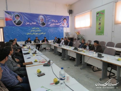 تشکیل اولین جلسه کارگروه سلامت و امنیت غذایی شهرستان رامیان