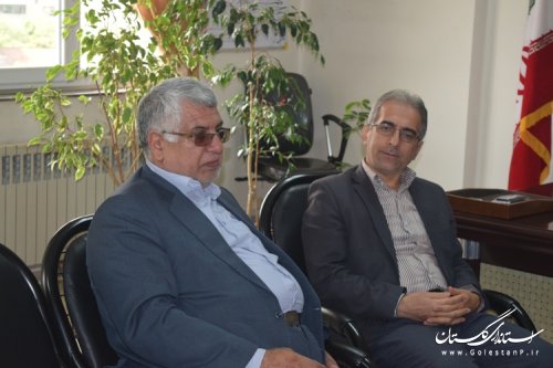 دیدار رئیس هیات بازرسی انتخابات شهرستان کردکوی با فرماندار