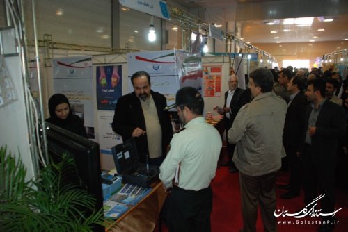 حضور گسترده شركت آب و فاضلاب استان گلستان در نمایشگاه هفته سلامت
