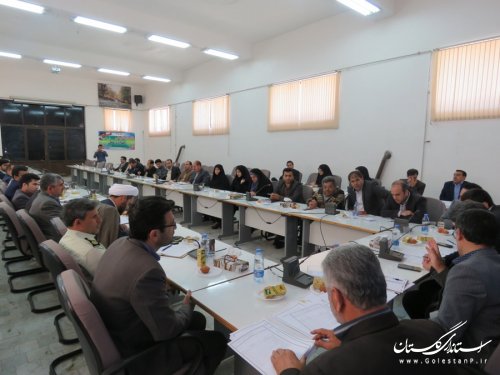 تشکیل کارگروه اجتماعی شهرستان رامیان