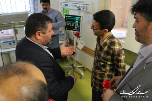 بازدید شفائی از بیمارستان حضرت معصومه (س) آزادشهر