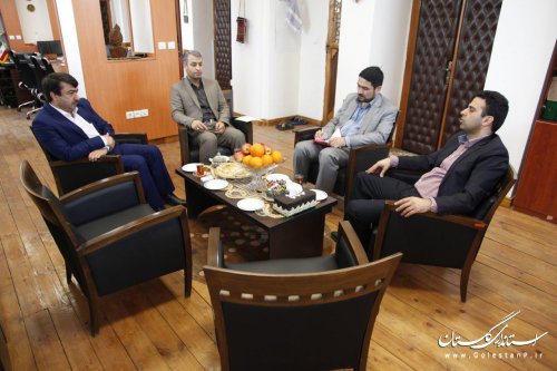 نشست مدیرکل میراث فرهنگی با مدیرکل ارتباطات و فناوری اطلاعات استان گلستان