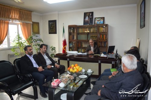 دیدار مشاور امنیتی استاندار گلستان با فرماندار کردکوی