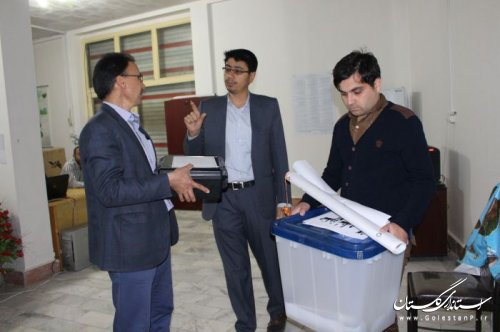 توزیع صندوق های رای 85 حوزه انتخابیه کلاله پایان یافت