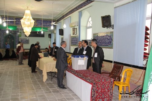 رییس ستاد انتخابات گرگان از شعب اخذ رأی شهرستان بازدید کرد