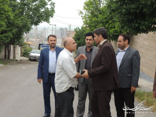 شهردار و اعضاء شورای شهر مینودشت از خانواده فرهنگی و جانباز دیدار کردند