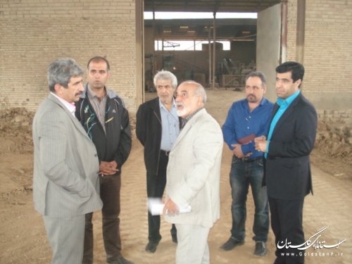 بازدید رئیس سازمان صنعت، معدن و تجارت از کارخانه آجر سامان تیغه گرگان