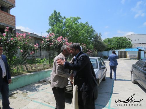 دیدار فرماندار رامیان با  تعدادی از جانبازان شهرستان