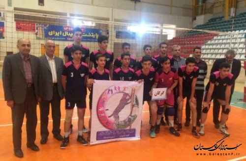 مسابقات والیبال پسران المپیاد ورزشی استان گلستان با قهرمانی تیم گرگان پایان یافت 