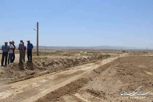 بازدید فرماندار مراوه تپه از روند آماده سازی آرامگاه مختومقلی جهت برگزاری مراسم نکوداشت