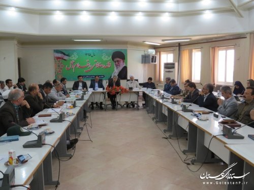 دومین جلسه شورای اداری شهرستان آق قلا برگزار شد