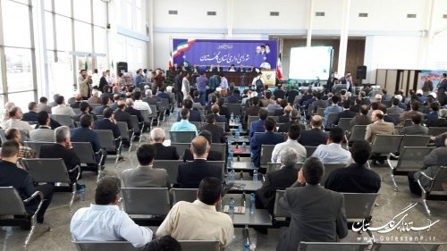 هم اکنون جلسه شورای ادارای استان در ایستگاه راه آهن اینچه برون