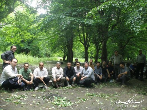 پیاده روی کارکنان شرکت آب وفاضلاب استان گلستان بمناسبت هفته جوان